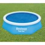 Тент для бассейнов солнценагревательный d244 см 58060 Bestway