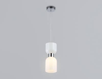 Светильник подвесной LH56081 СH/FR хром/белый матовый E14 max 60W D120*1500