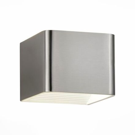 SL592.071.01 Светильник настенный ST-Luce Матовый Никель,Белый/Матовый Никель,Белый LED 1*6W 4000K