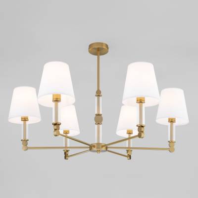 Умный потолочный светильник 60145/6 латунь