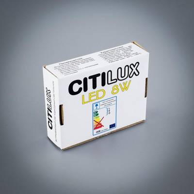 Citilux Омега CLD50K080 LED Встраиваемый светильник с диммером Белый