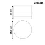 358084 STREET NT19 385 темно-серый Ландшафтный светильник IP54 LED 3000К 12W 220V KAIMAS