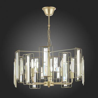 SLE103403-05 Люстра подвесная Шампань/Прозрачный E14 5*40W