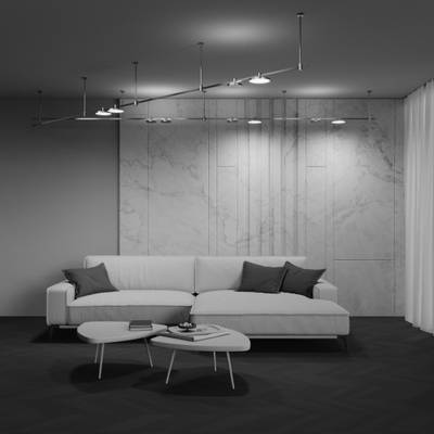 Трековый светильник Plato Flarity 3000K 10Вт 120° TR153-1-10W3K-PT. TM Maytoni