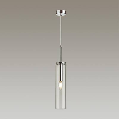 4695/1 PENDANT ODL20 469 хром/прозрачный Подвес E14 1*40W KLUM