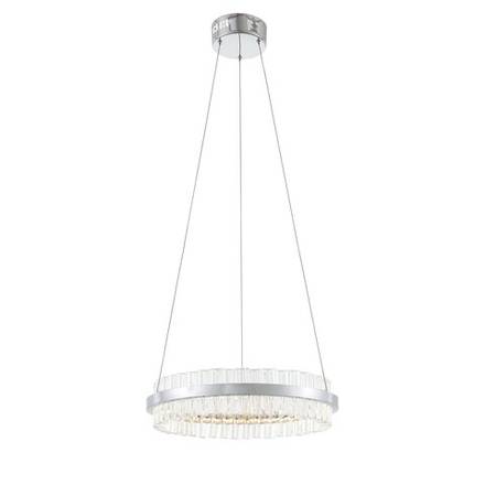 SL383.103.01 Светильник подвесной ST-Luce Хром/Хром, Прозрачный LED 1*34W 3000K