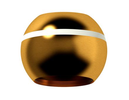 Корпус светильника накладной для насадок D60/70mm c LED подсветкой C1105 PYG золото желтое полированное D100*H80mm MR16 GU5.3 LED 3W 4200K