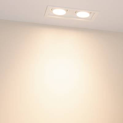 Светильник MS-VORTEX-BUILT-S170x90-2x12W Warm3000 (WH-WH, 40 deg, 230V) (Arlight, IP20 Металл, 5 лет)