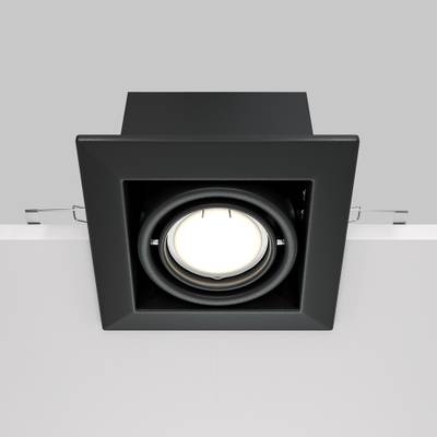 Встраиваемый светильник Metal Modern GU10х1, DL008-2-01-B. TM Maytoni