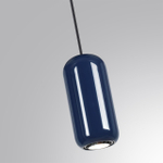 5053/1E PENDANT ODL24 375 черный/синий/металл Подвес GU10 LED 4W OVALI