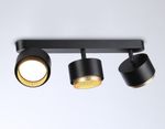 Светильник накладной TN71295/3 BK/GD черный/золото GX53/3 max 12W 400*95*137