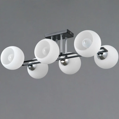IL0791-6CSQ-25 BK CR TRENTO светильник потолочный ILLUMICO, E27х6