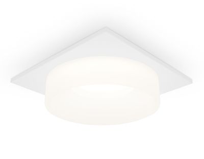 Встраиваемый точечный светильник с акрилом TN1314 SWH/FR белый песок/белый матовый GU5.3 92*92*45