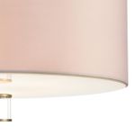 8109/7C MODERNI LN25 129 латунь титаниум/бежевый, металл/текстиль/стекло Люстра потолочная E14 7*40W 220V DAMONA