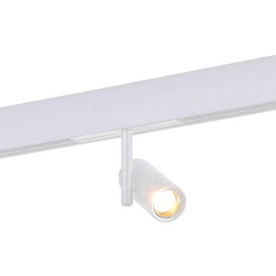 ST808.536.08 Магнитный трековый светильник Белый LED 1*8W 3000K 550Lm Ra>90 36° IP20 D42xH135 48VV