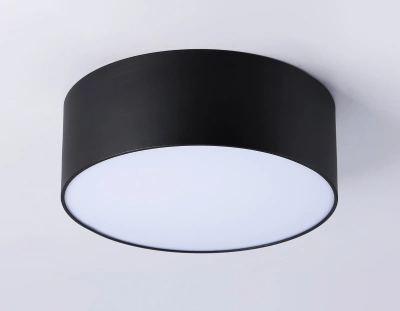 Светильник светодиодный потолочный FV5514 BK черный LED 15W 4200K D120*58 (Без ПДУ)