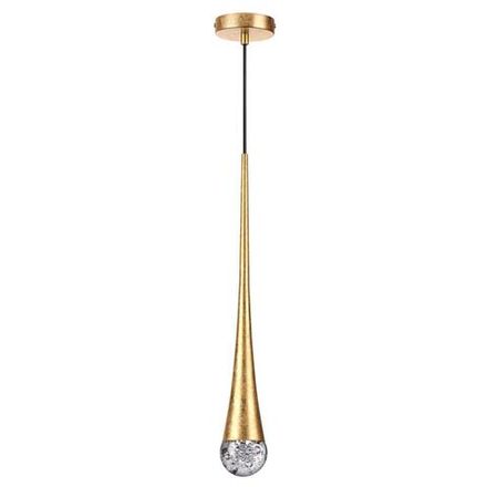 4278/1 L-VISION ODL21 341 прозрачн/золот фольг-ние Подвесной светильник IP20 GU10 LED max 6W GOTA