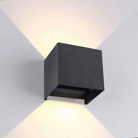 Фасадный светильник Arte Lamp RULLO A1714AL-2BK, 2хLED
