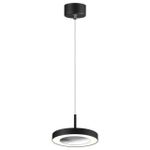 359281 OVER NT23 193 черный Светильник накладной светодиодный IP20 LED 18W 85-265V 1350Лм 3000К MIRROR