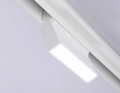 Светильник светодиодный трековый для шинопровода Magnetic GL4058 WH белый IP20 6W 4200K 48V 115*22*105