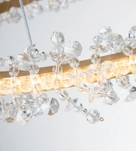 08243,36A Подвес Лаура латунь d60 h150 Led 36W (3000K)