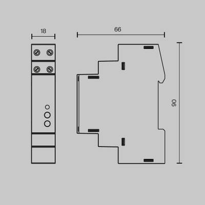 Диммер DALI DT6 TRIAC 230VAC DIN, 721018. TM Maytoni