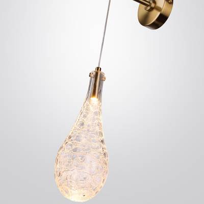 7147/5WL L-VISION ODL26 Настенный светильник  античная бронза/стекло/металл IP20 LED 4W 300Лм 3000K 180° 220V BRAID