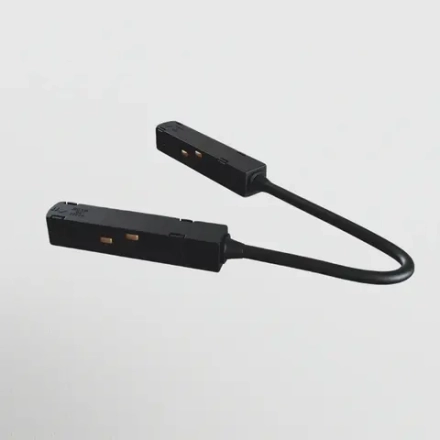 Коннектор питания угловой S35 черный, TRA004CPC-22B. TM Maytoni
