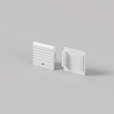 Комплект заглушек (для профиля 35×35) 2 шт., ALM-3535A-S-EC 642033. TM Maytoni