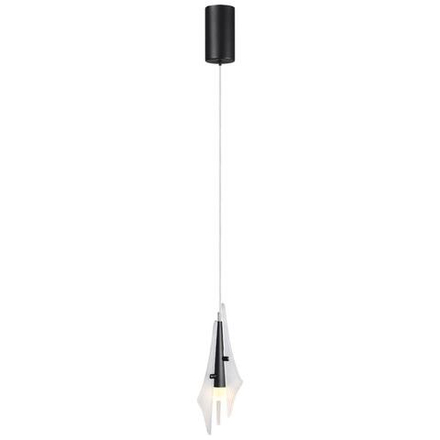 5442/6LA L-VISION ODL_EX26 059 черный/бел.матовый/металл/стекло/акрил Подвес LED 6W 3000K 633Лм AFALINA