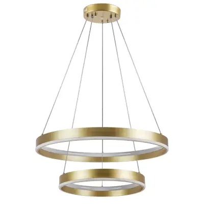 736422 Люстра ROTONDA 165W LED 7920LM 120G ЗОЛОТО 3000-6000K