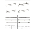 6420-1,19 Светильник Сатори черный w48*3,6 h4,3 Led 15W (4000K)