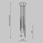 Подвесной светильник Луч света / Light stick 3000К 46Вт, MOD236PL-L54B3K. TM Maytoni