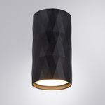 Точечный накладной светильник Arte Lamp FANG A5557PL-1BK, 1хGU10