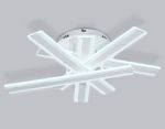 Светильник светодиодный потолочный с пультом FA8903 WH/CH белый/хром 132W 3000K-6400K 620*590*150 (ПДУ РАДИО 2.4G)