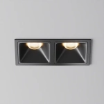 Встраиваемый светильник Альфа / Alfa LED 20 Вт 3000 К 50°, DL043-02-10W3K-SQ-B-1. TM Maytoni