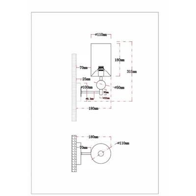 Бра Arte Lamp MATAR A4027AP-1PB, 1хE14