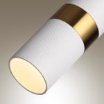 4355/1 HIGHTECH ODL23 403 белый/золотистый/металл Подвесной св-к IP20 LED GU10 10W BULLET