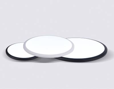 Потолочный светодиодный светильник FZ1235 BK черный IP44 48W 6400К D450*55 (Без ПДУ)