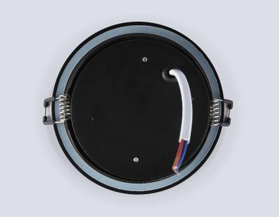 Светильник встраиваемый TN6653 BK черный IP44 GX53 D110*48