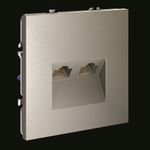 VLS060204 Розетка компьютерная встраиваемая VOLTUM S70 двойная RJ45+RJ45 кат.6, (шелк) (ТМ Maytoni)