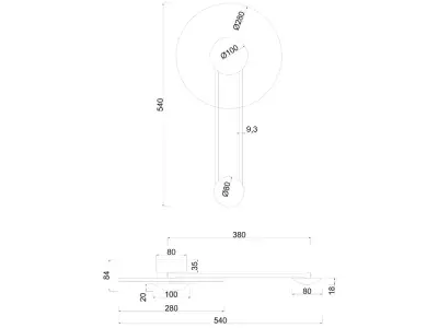 Декоративная подсветка ARTE LAMP BISCOTTO A2640AP-1GO, 1хLED