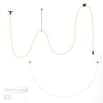 4391/40CL HIGHTECH ODL24 263 черный/металл/канат Потолочный св-к встраиваемый (2 крепления и крючок в комплекте) IP20 LED 40W 1580Лм 4000K CORDA