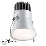 358908 SPOT NT22 268 белый Встраиваемый светодиодный светильник с переключателем цветовой температуры IP20 LED 3000К\4000К\6000К 12W 220V LANG