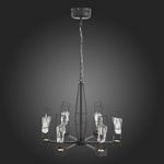 SL815.303.06 Люстра подвесная ST-Luce Серый графит/Серый графит, Прозрачный LED 6*8W 4000K