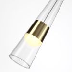 5043/12L L-VISION ODL24 301 глянц.золото/прозрачный/металл/стекло Подвес LED 12W 3000K 1334Лм LUMP