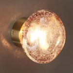 7043/4WL L-VISION ODL25 249 Настенный светильник бордовый/бронз/ металл/стекло IP20 LED 4W 3000K 220V MELA