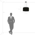 816107 Люстра SAVONA 10х40W G9 ЧЕРНЫЙ Lightstar