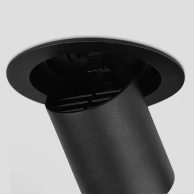 Встраиваемый точечный светодиодный светильник Pispa 10W 4200K черный матовый 9917 LED