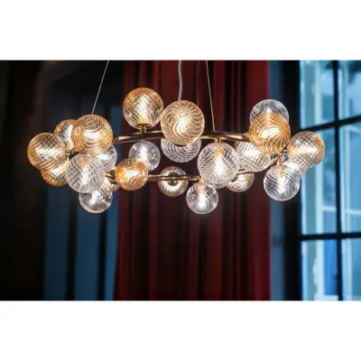 Подвесная люстра Arte Lamp ETEREO A5261LM-25GO, 25хG9